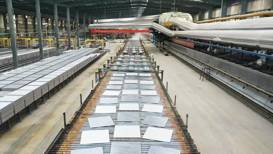 Ceramic tile production line or Concrete pouring